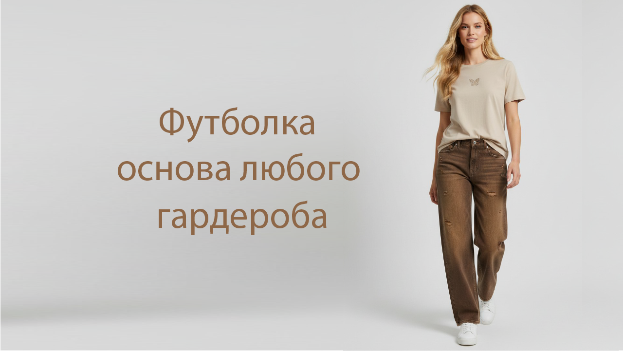 Футболка-основа любого образа
