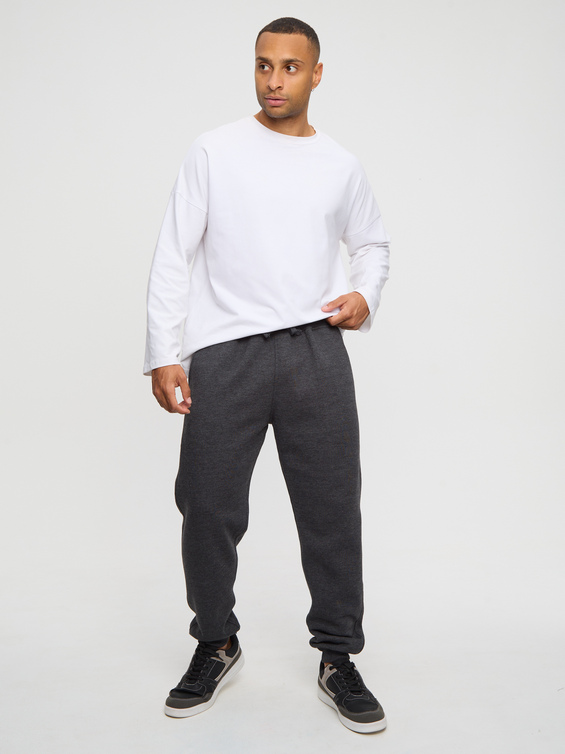 Брюки мужские с начесом   на резинке